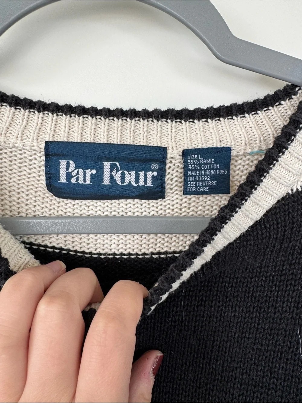 Par Four Novelty Golf Sweater